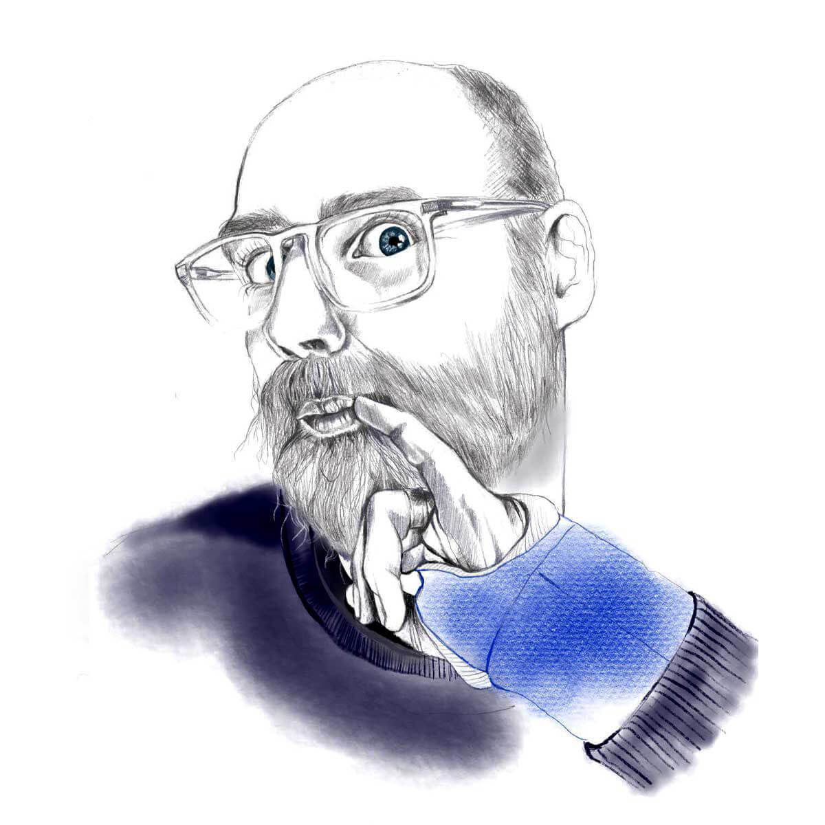 Meet Ian Illustration of Ian from The Free Folk Project